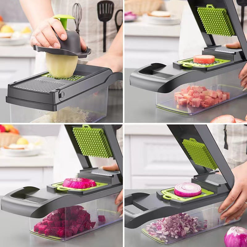 Artefacto Multifuncional Para Cortar Vegetales