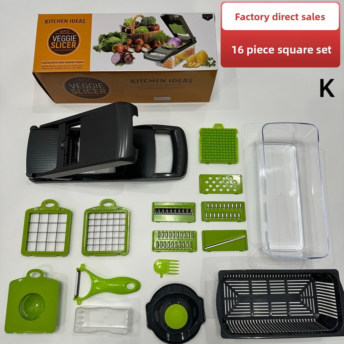 Artefacto Multifuncional Para Cortar Vegetales