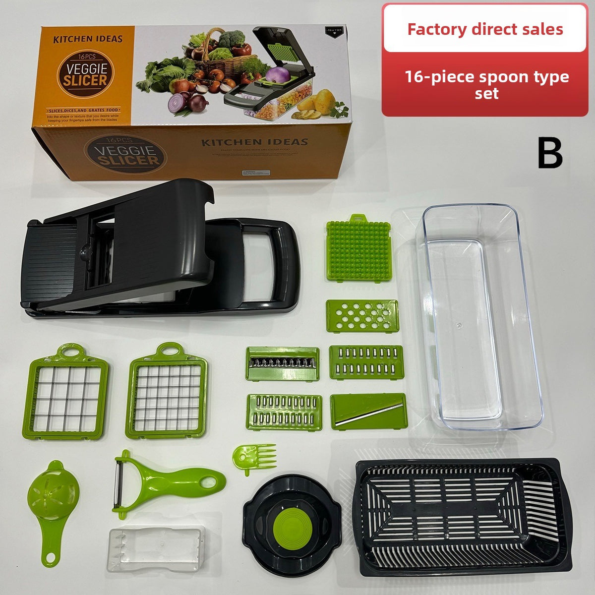 Artefacto Multifuncional Para Cortar Vegetales